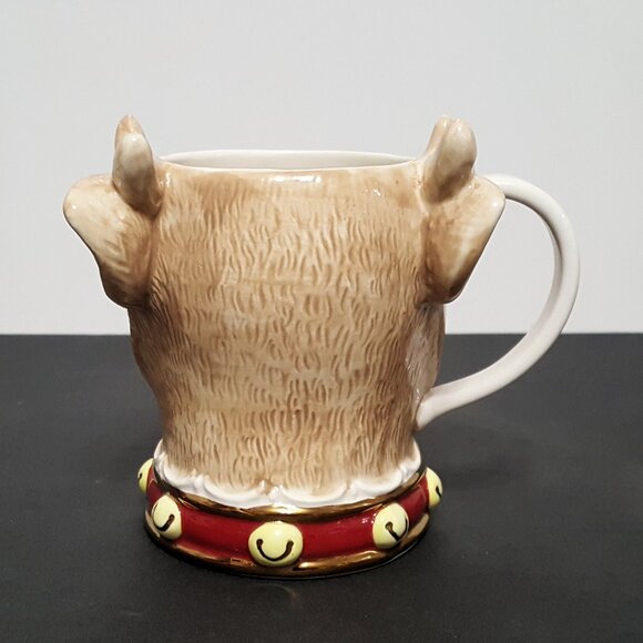 NEW RARE Williams Sonoma Twas the Night Before Christmas Reindeer Figural Mug - Picture 4 of 7